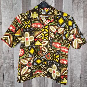 KENNINGTON Ltd Short Sleeve SHIRT Bold Button Pocket Vintage Gift Men's Large